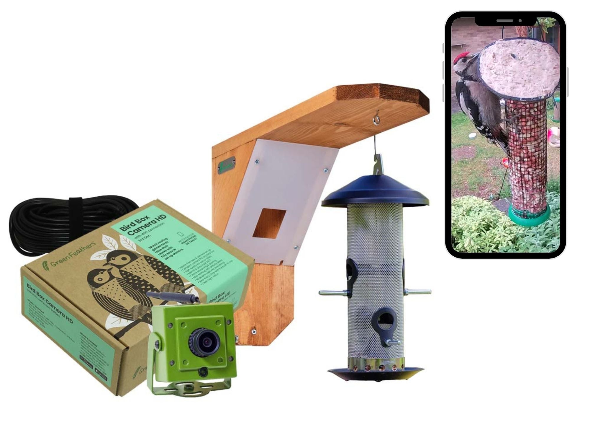 WiFi Bird Feeder HD Camera Pack