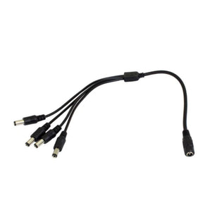 4-Way Splitter DC Power Cable 2.1mm Jack