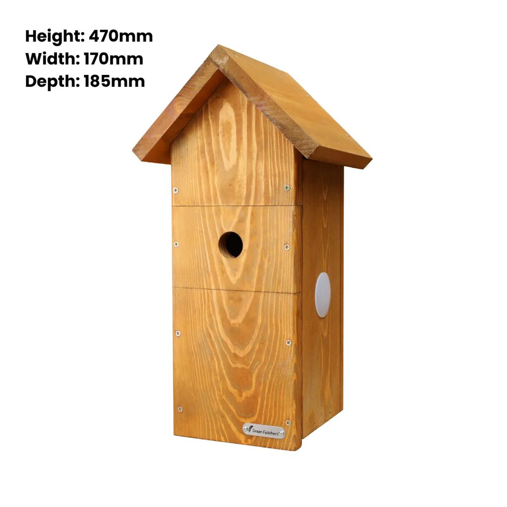 Modular Bird Boxes Solar Camera Ready Bird Box – Green Feathers
