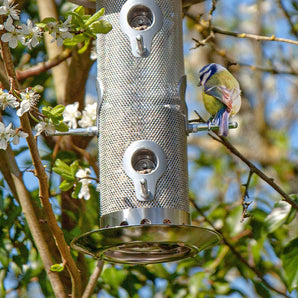 Large Stainless Steel Bird Feeder