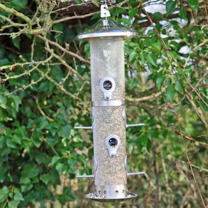 Large Stainless Steel Bird Feeder