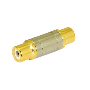 Female To Female RCA Phono Coupler Adaptor