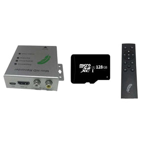 Mini HD Recorder with HDMI Cable with 128GB SD Card