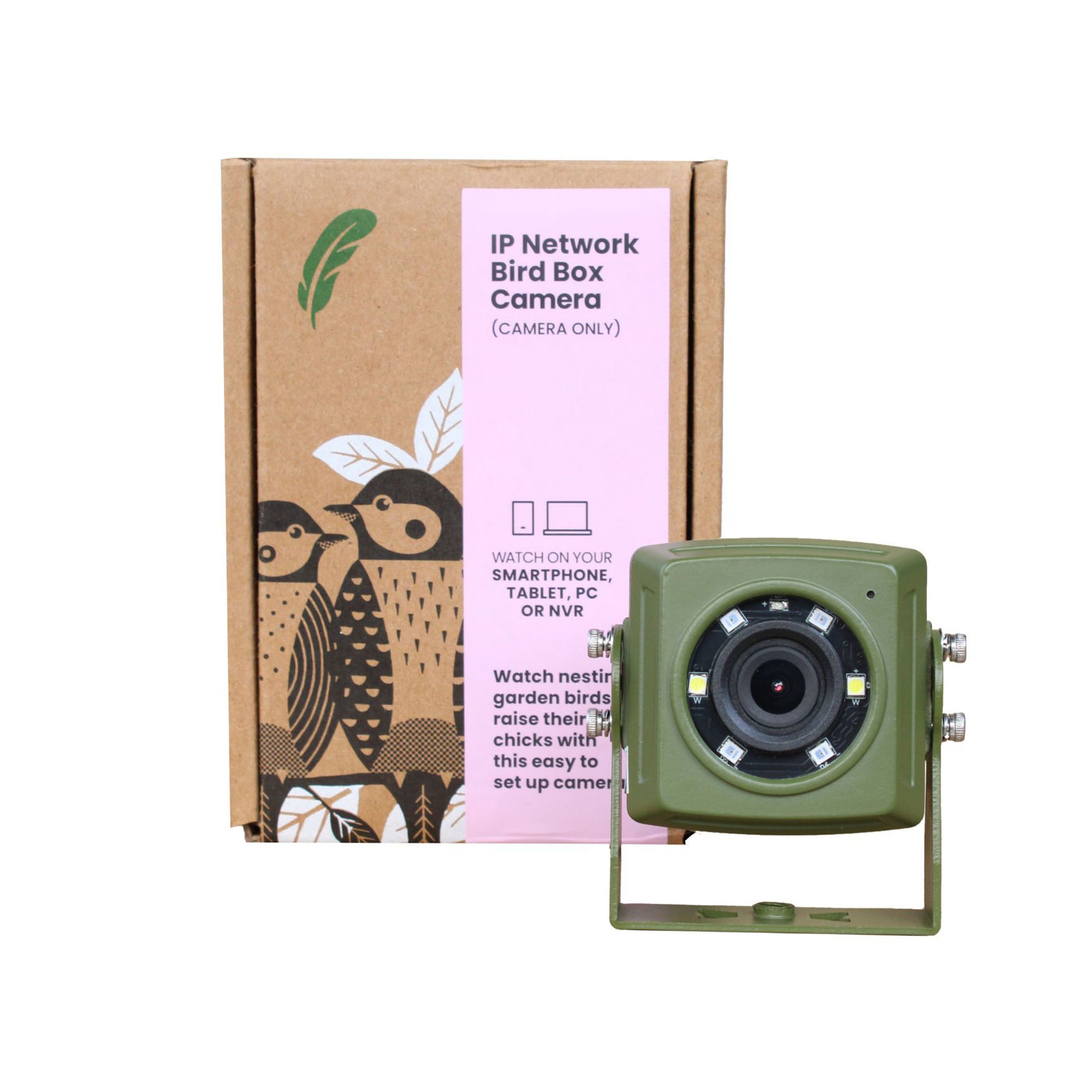 Wired Network Bird Box & Wildlife HD Camera (Camera Only)