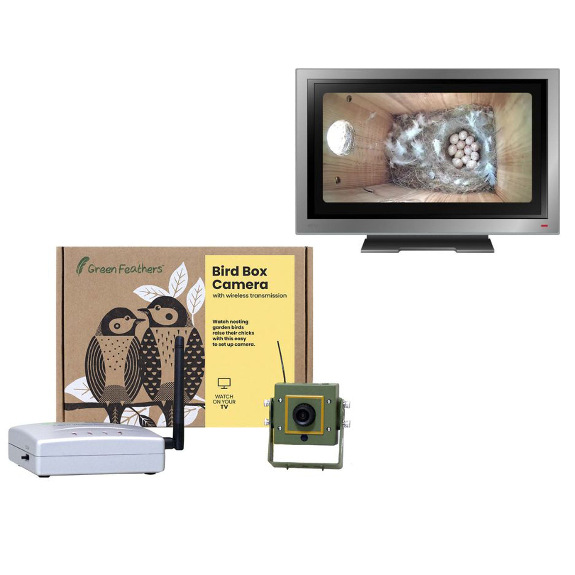 Bird Box & Wildlife Camera with Wireless Transmission