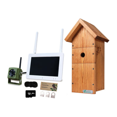 Wireless Bird Box Camera & Screen Complete Pack