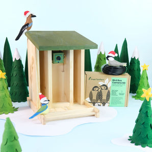 Camera Compatible Wooden Bird Feeder