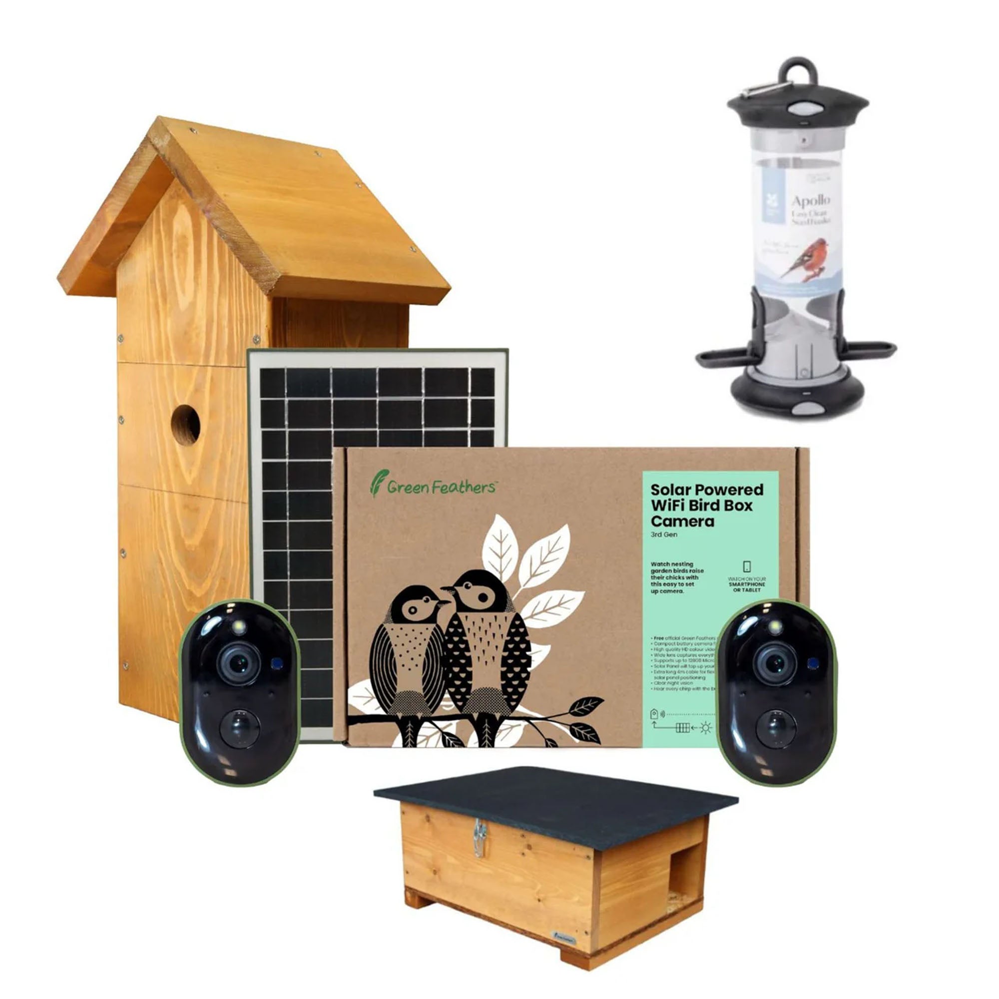 Solar Powered WiFi Bird & Hedgehog Rewilding Pack