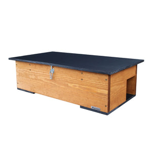 Handmade Wooden Hedgehog Feeding Station
