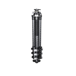 Leofoto LV-284C Head Manba LV Video Head System Flip Lock Carbon Fibre Tripod and BV-5 Fluid Head