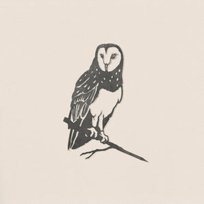MetalBird Barn Owl Outdoor Art