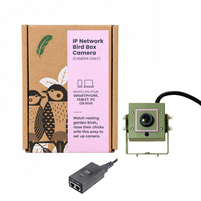 4MP Wired Network Camera for Birdbox & Wildlife Habitats (25fps) PoE Version