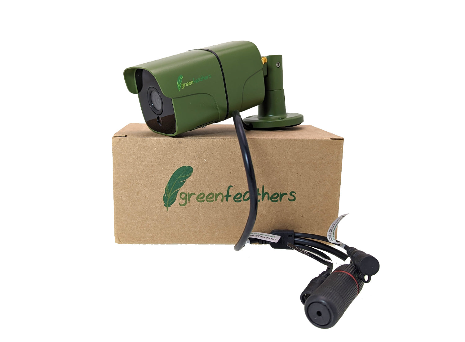 refurbished garden wildlife wifi bullet camera on top of box