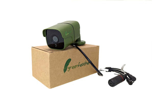 refurbished green feathers garden wildlife wifi camera with box